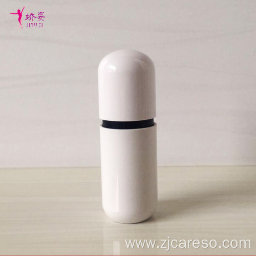 Round Shape Cosmetic Airless Pump Bottle Vacuum Bottle